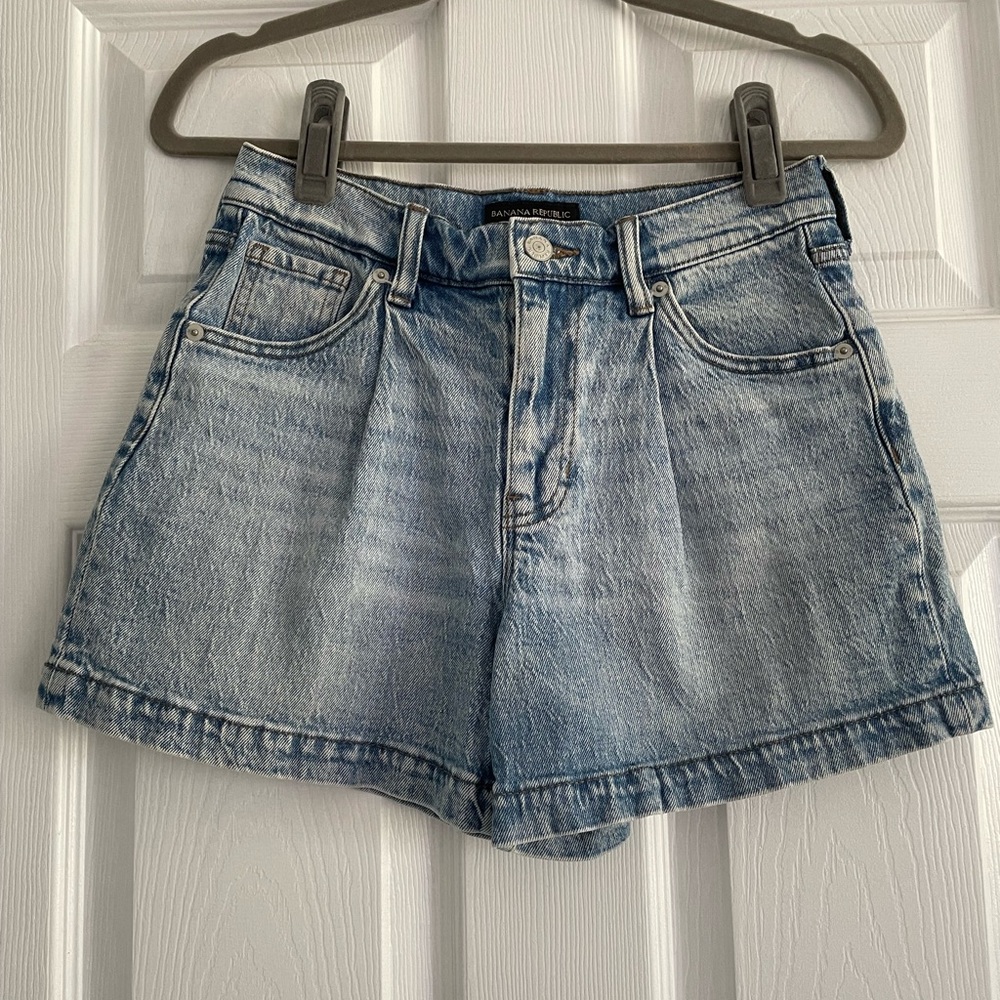 Banana Republic Light Blue Jean Shorts